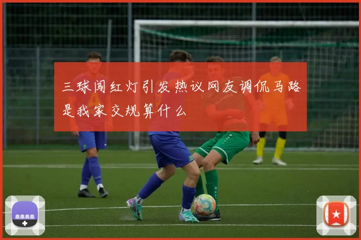三球闯红灯引发热议网友调侃马路是我家交规算什么